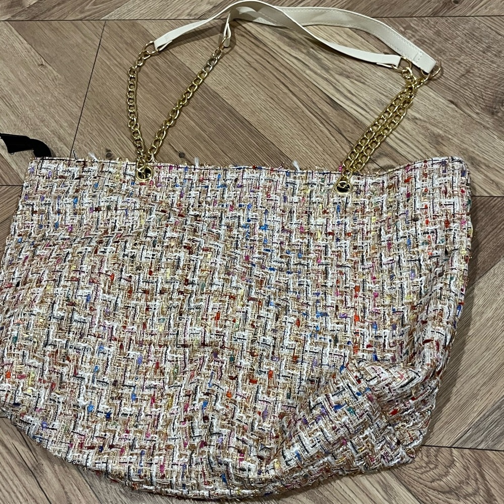 Tweed tote